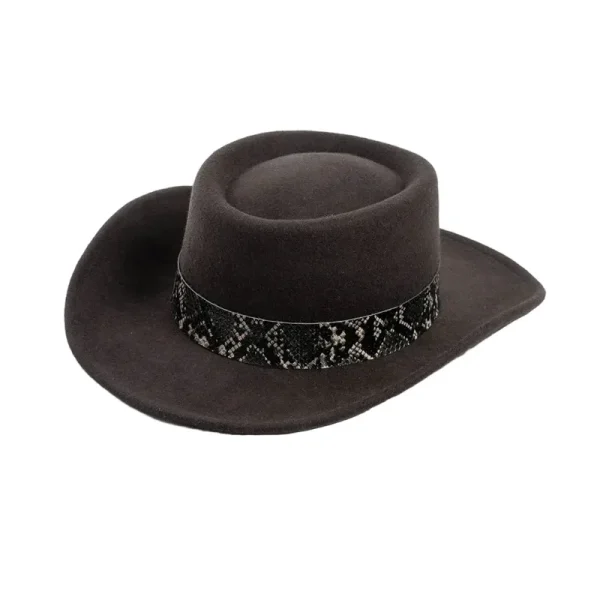 Chevalier Wool Cowboy Porkpie Hat