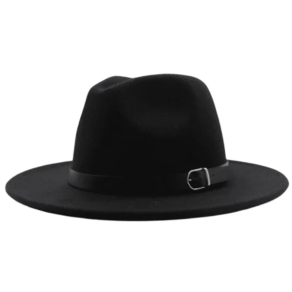 Classic Plain Felt Fedora Hat