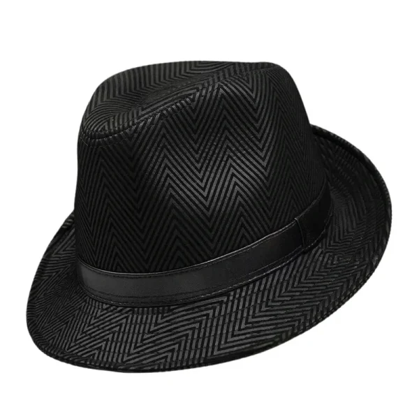 Masefield Genuine Leather Trilby Hat